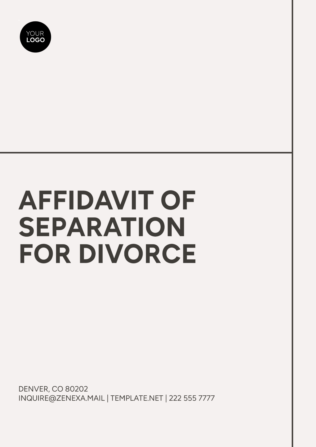Free Affidavit Of Separation For Divorce Template To Edit Online Free Affidavit Of Separation For Divorce Template To Edit Online