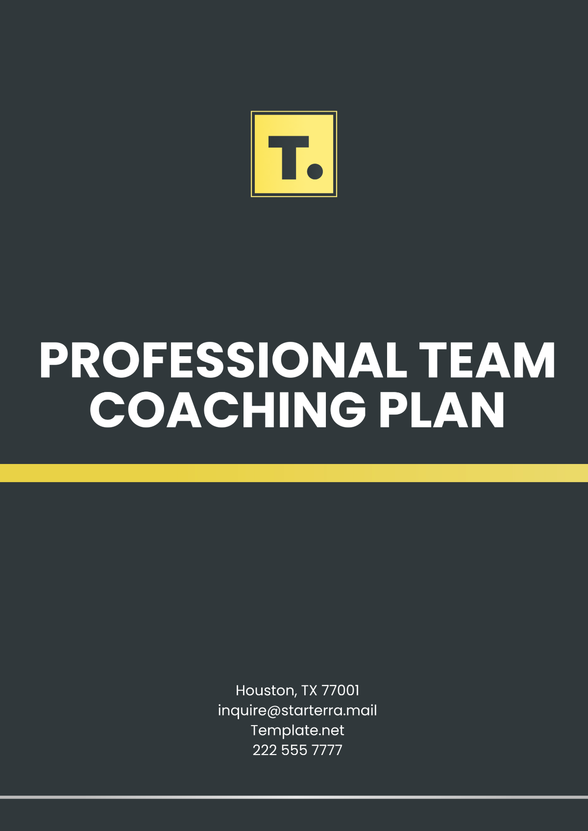 Professional Team Coaching Plan Template - Edit Online & Download