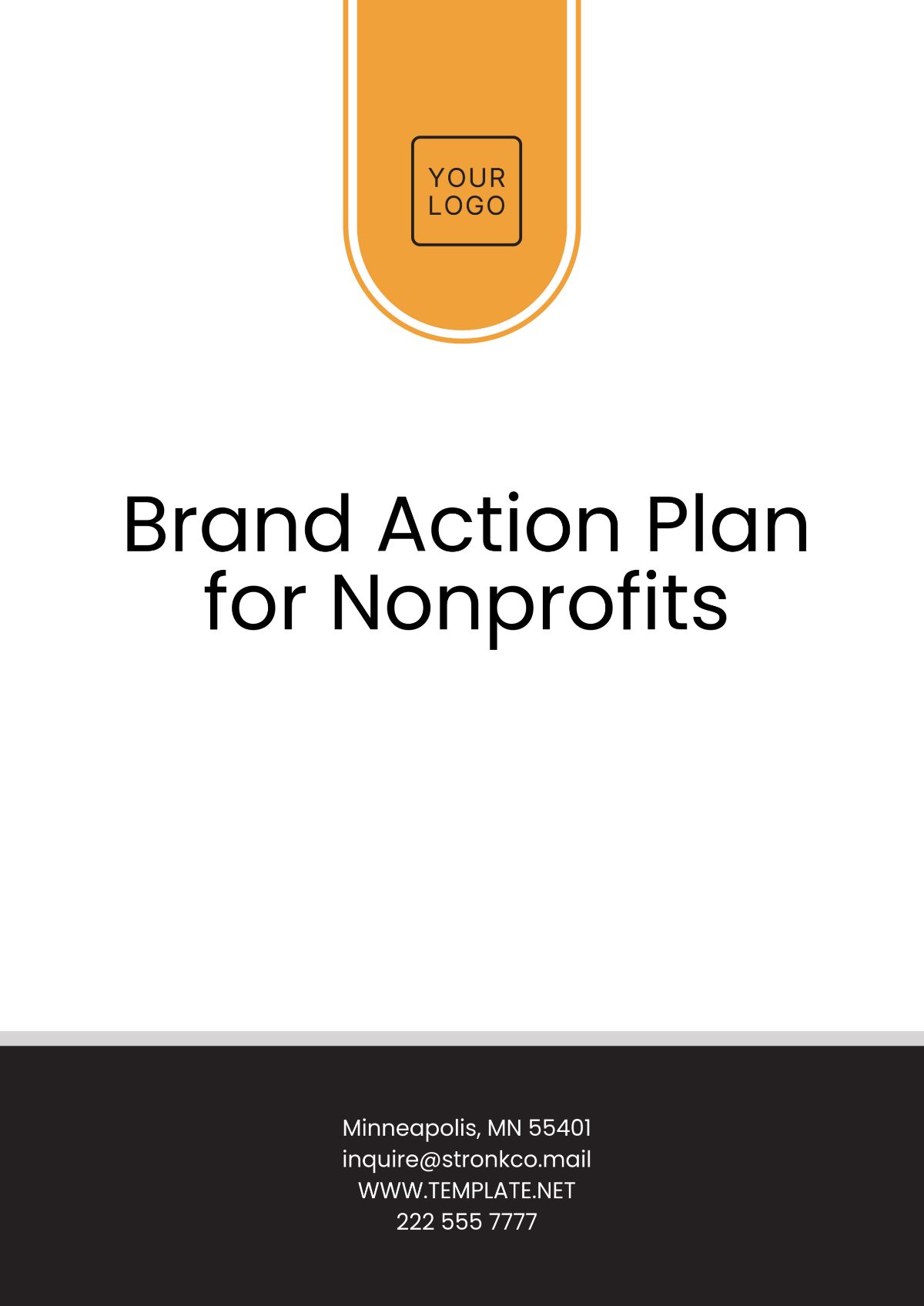 Brand Action Plan for Nonprofits Template - Edit Online & Download