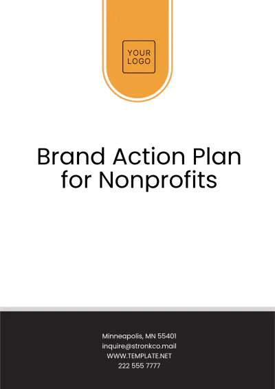 Free Brand Action Plan for Nonprofits Template to Edit Online