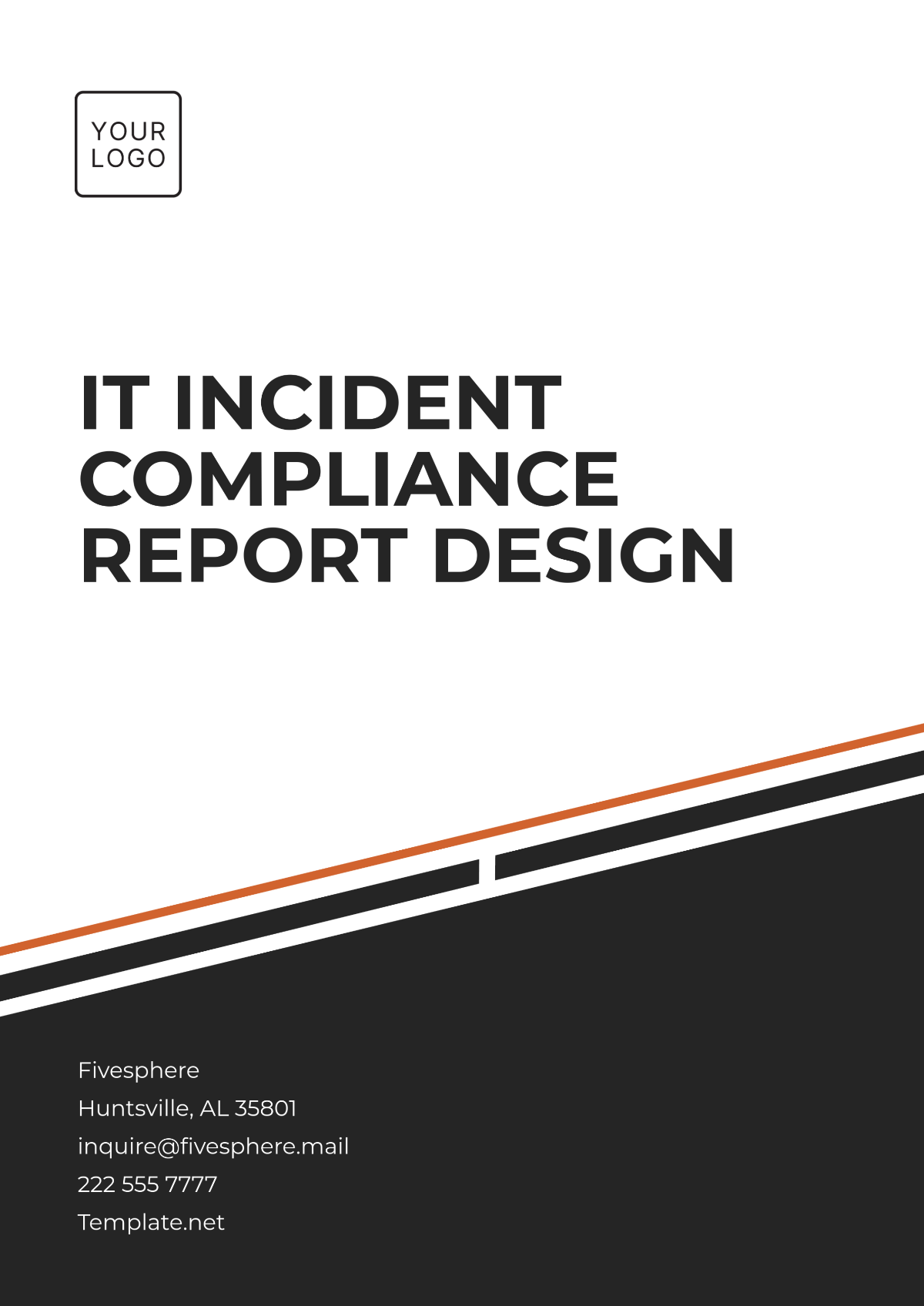 IT Incident Compliance Report Design Template - Edit Online & Download