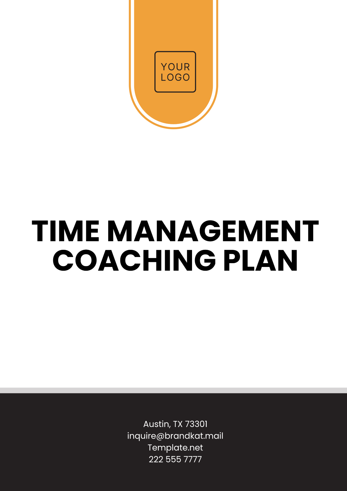 Time Management Coaching Plan Template - Edit Online & Download