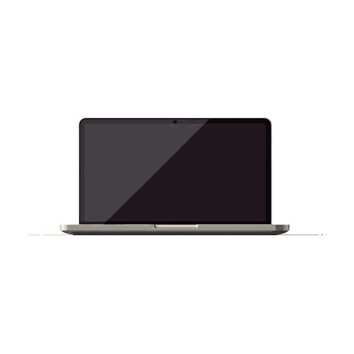 Laptop With Screen Clipart