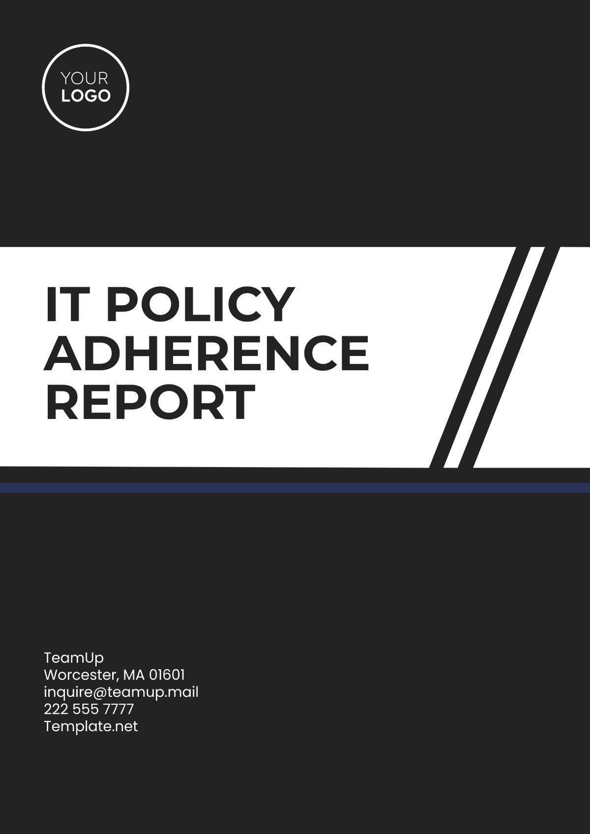 IT Policy Adherence Report Template - Edit Online & Download