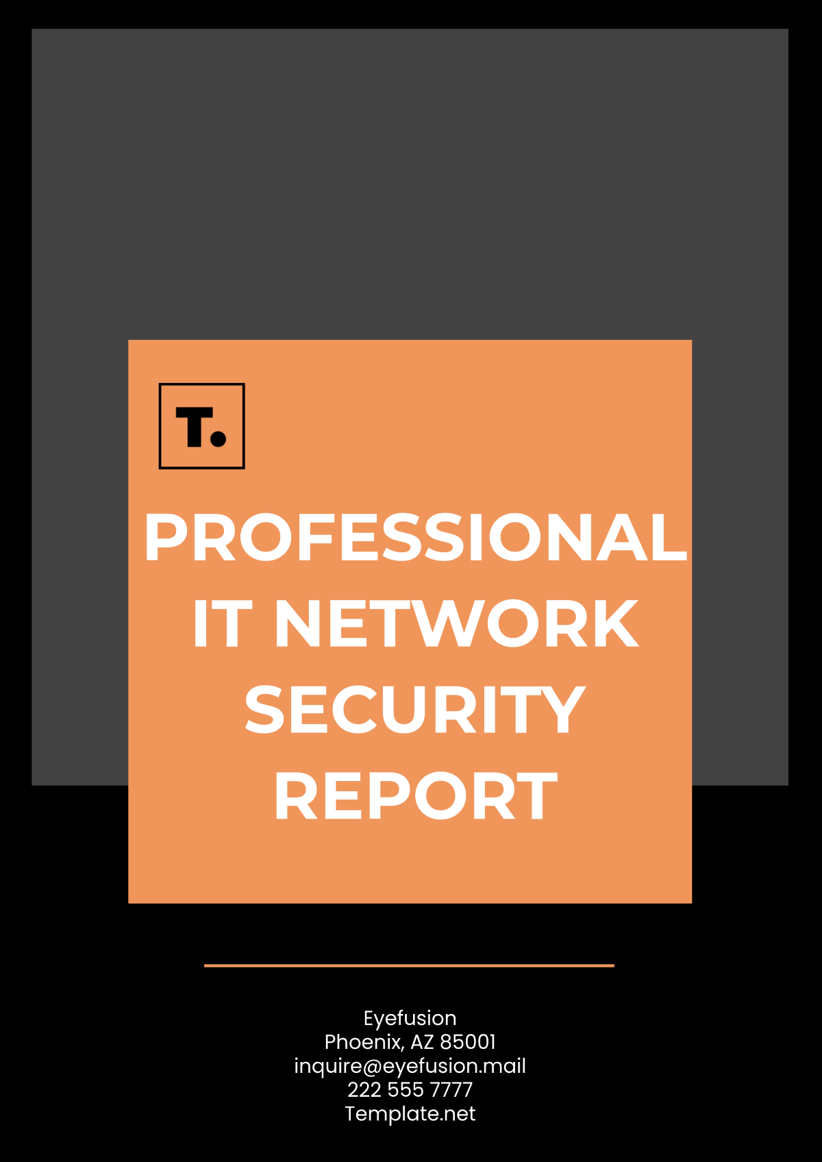 Professional IT Network Security Report Template - Edit Online & Download