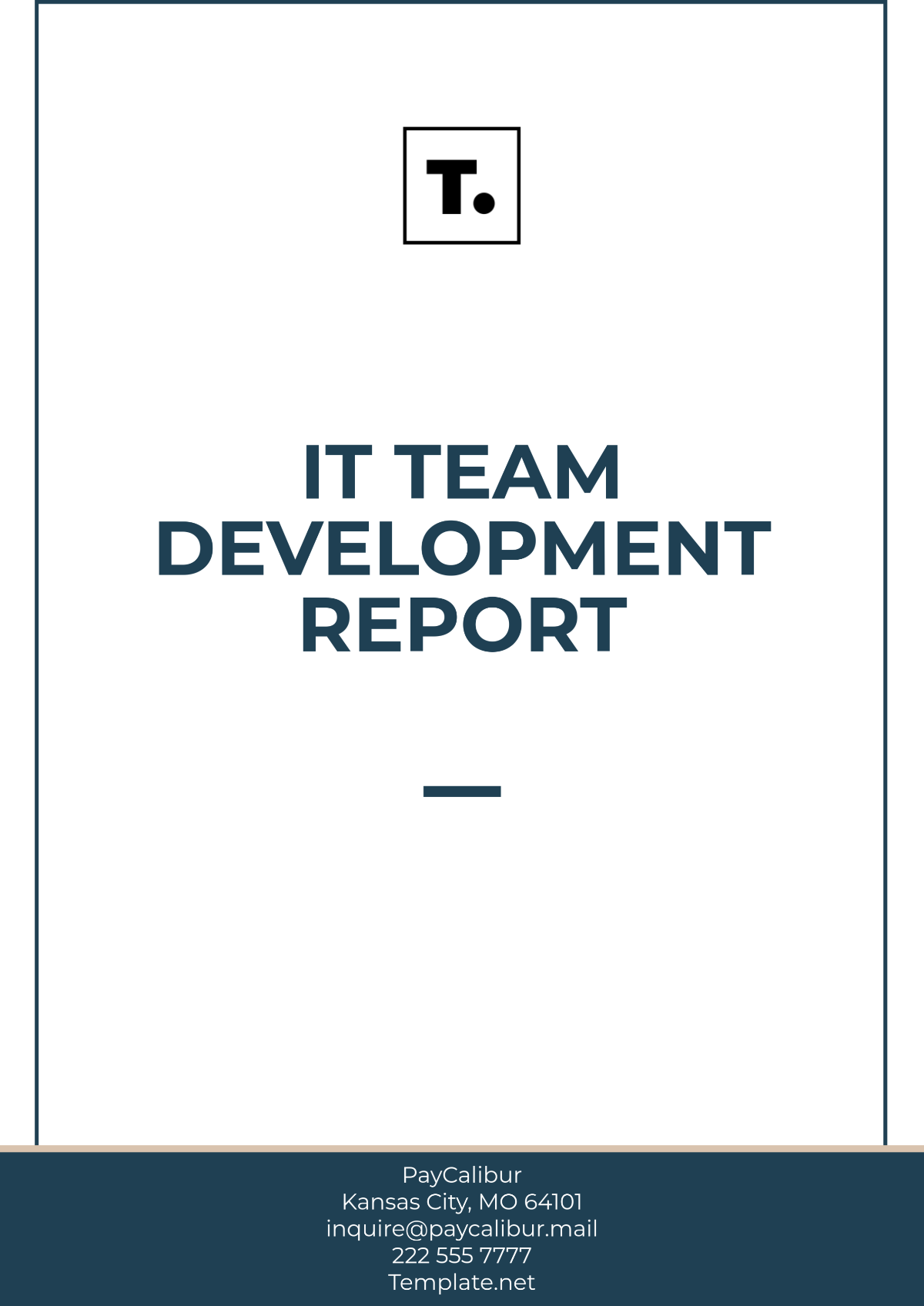 IT Team Development Report Template - Edit Online & Download