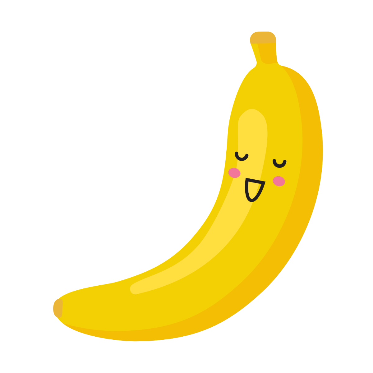 Cute Banana Clipart - Edit Online | Template.net