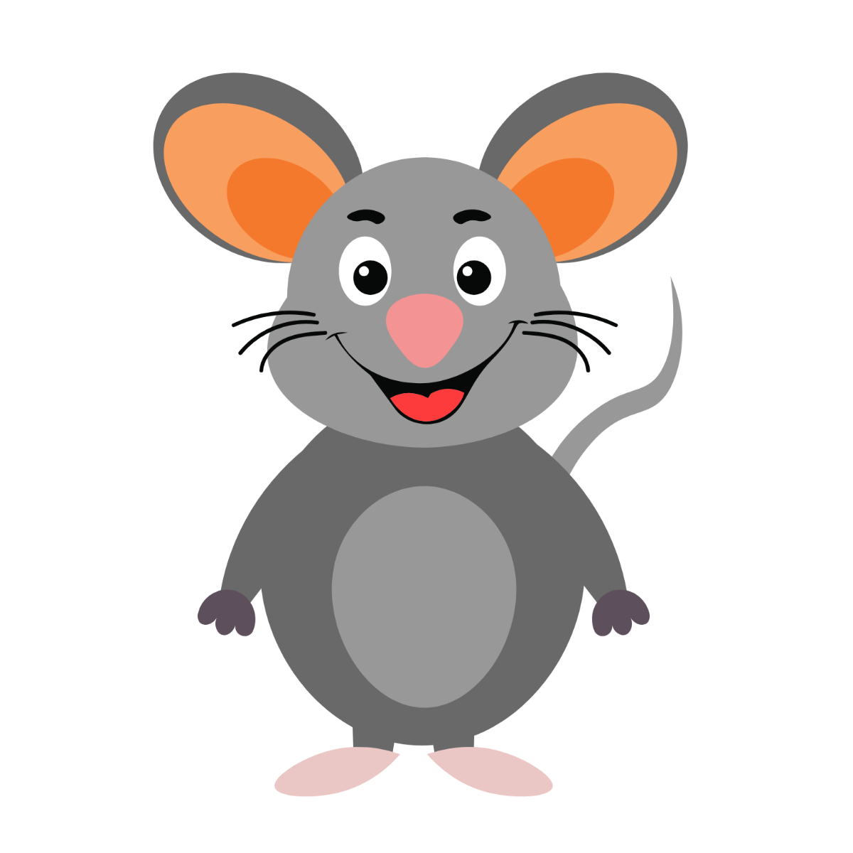 Cartoon Mouse Clipart - Edit Online | Template.net