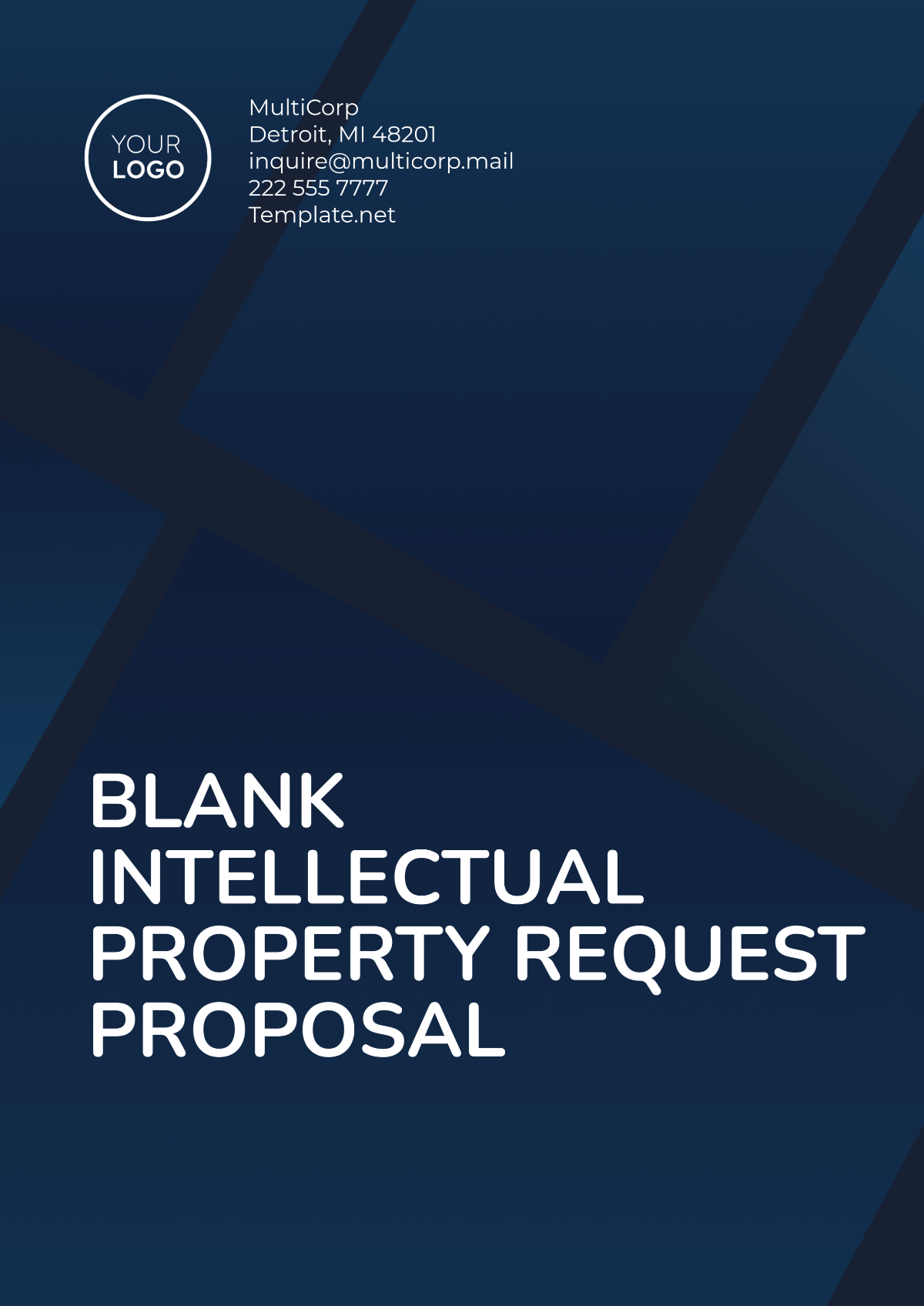 Blank Intellectual Property Request Proposal Template - Edit Online & Download