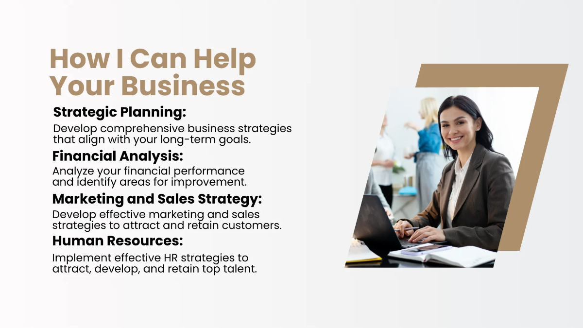 Free Consultant Presentation Template to Edit Online