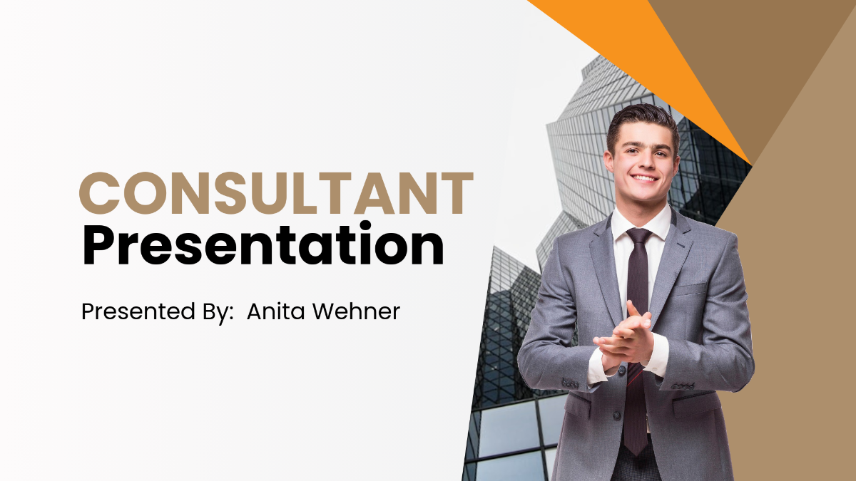 Free Consultant Presentation Template - Edit Online & Download