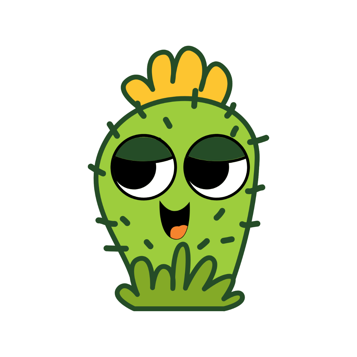 Cartoon Cactus Clipart