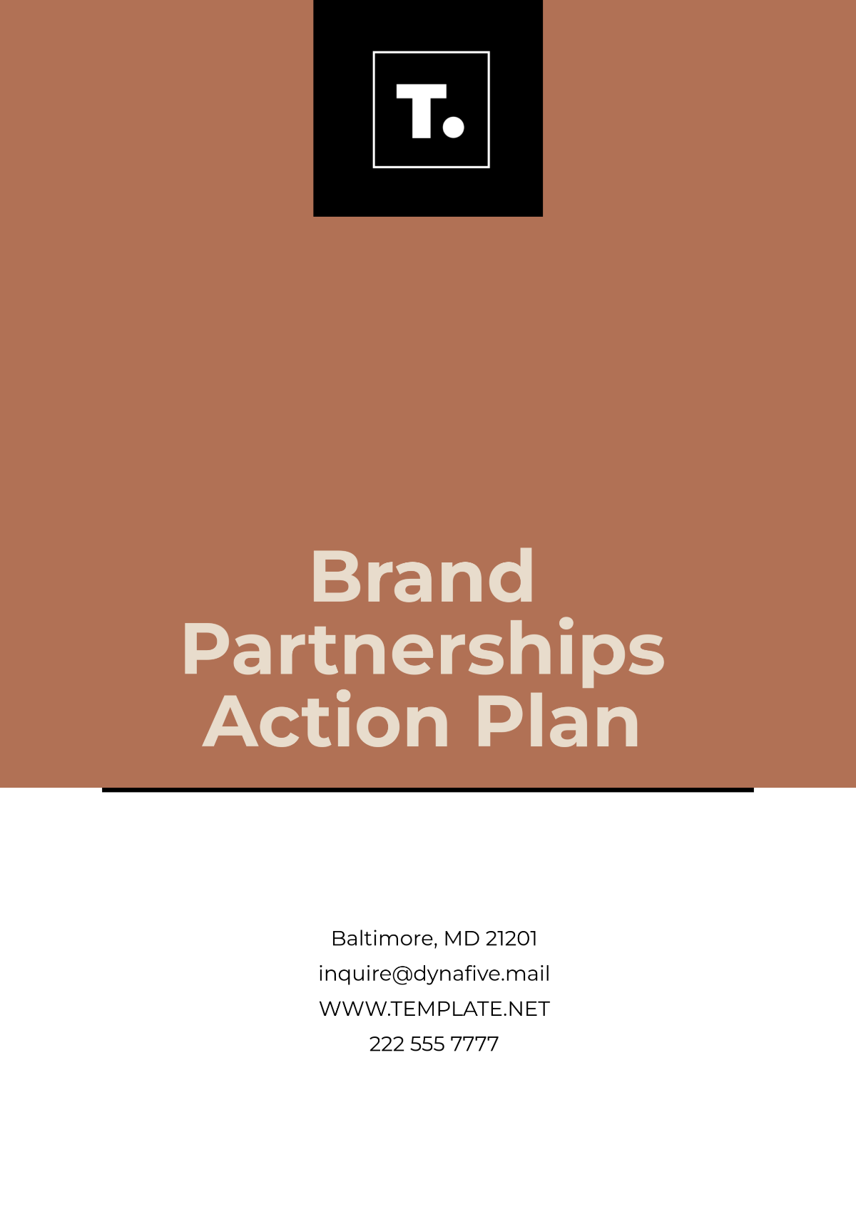 Brand Partnerships Action Plan Template - Edit Online & Download