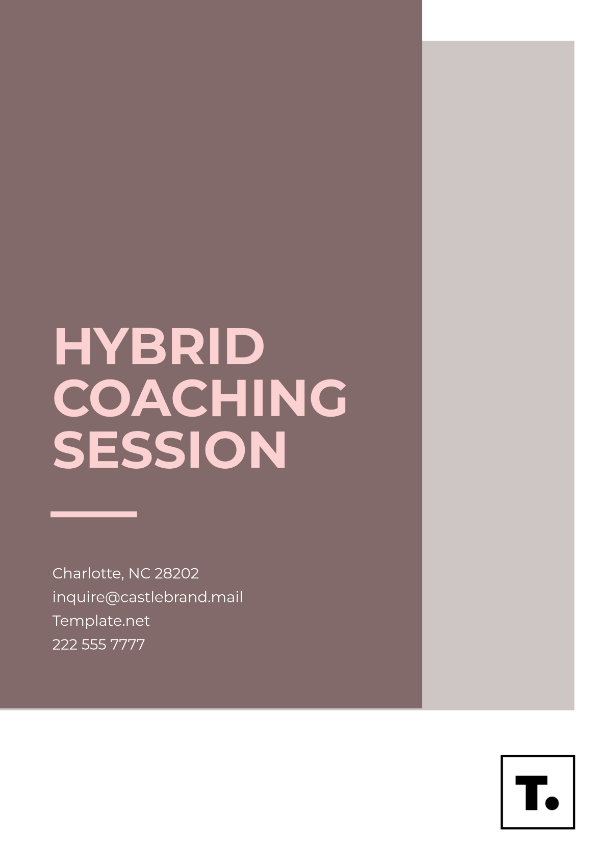 Hybrid Coaching Session Template