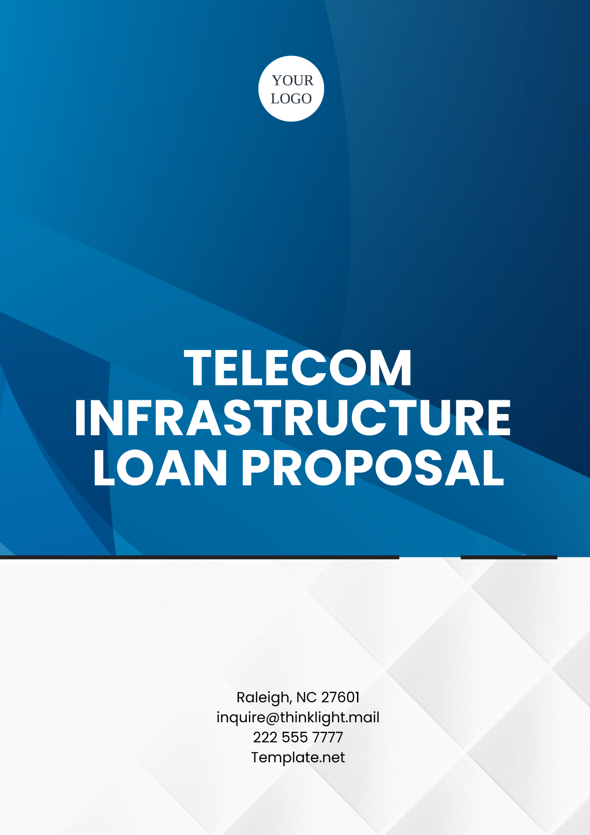 Telecom Infrastructure Loan Proposal Template - Edit Online & Download