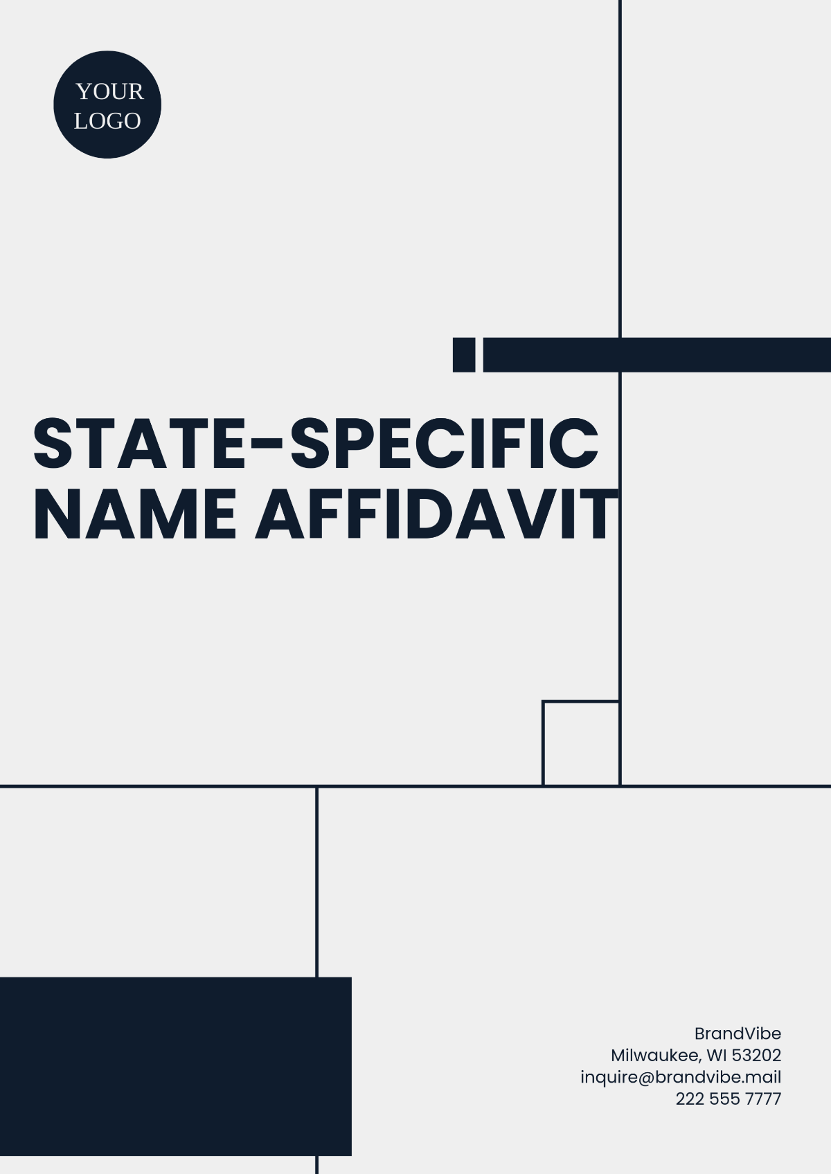 State-Specific Name Affidavit Template - Edit Online & Download