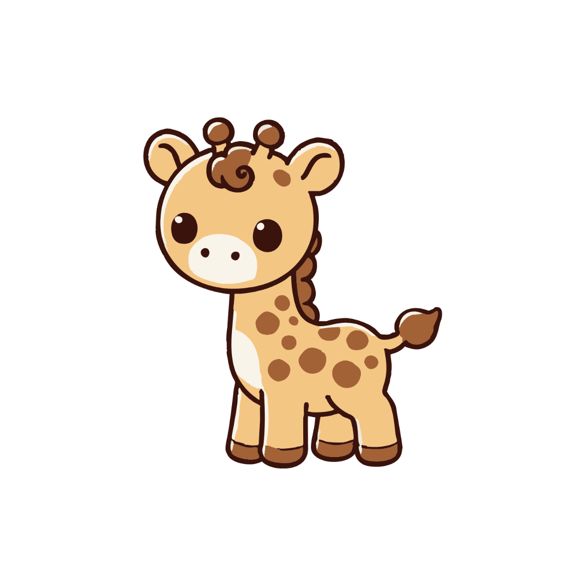 Baby Giraffe Clipart