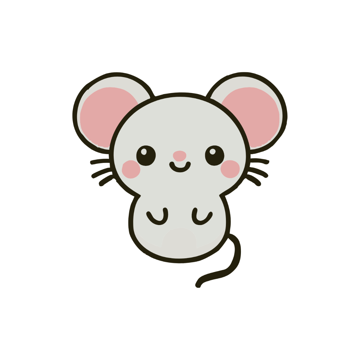 Cute Mouse Clipart - Edit Online & Download