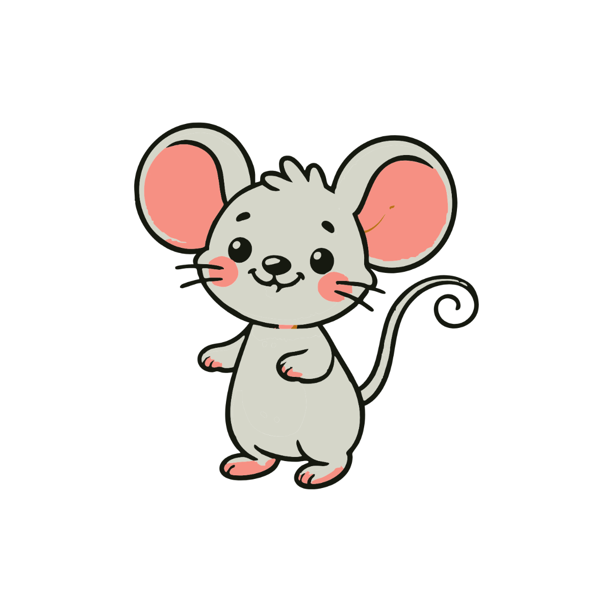 Realistic Mouse Clipart - Edit Online & Download