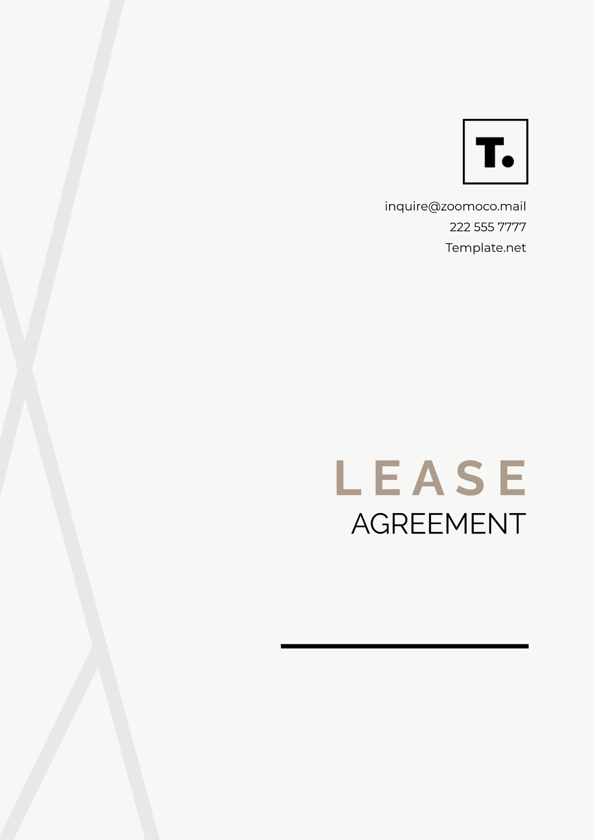 Printable Lease Agreement Template - Edit Online & Download