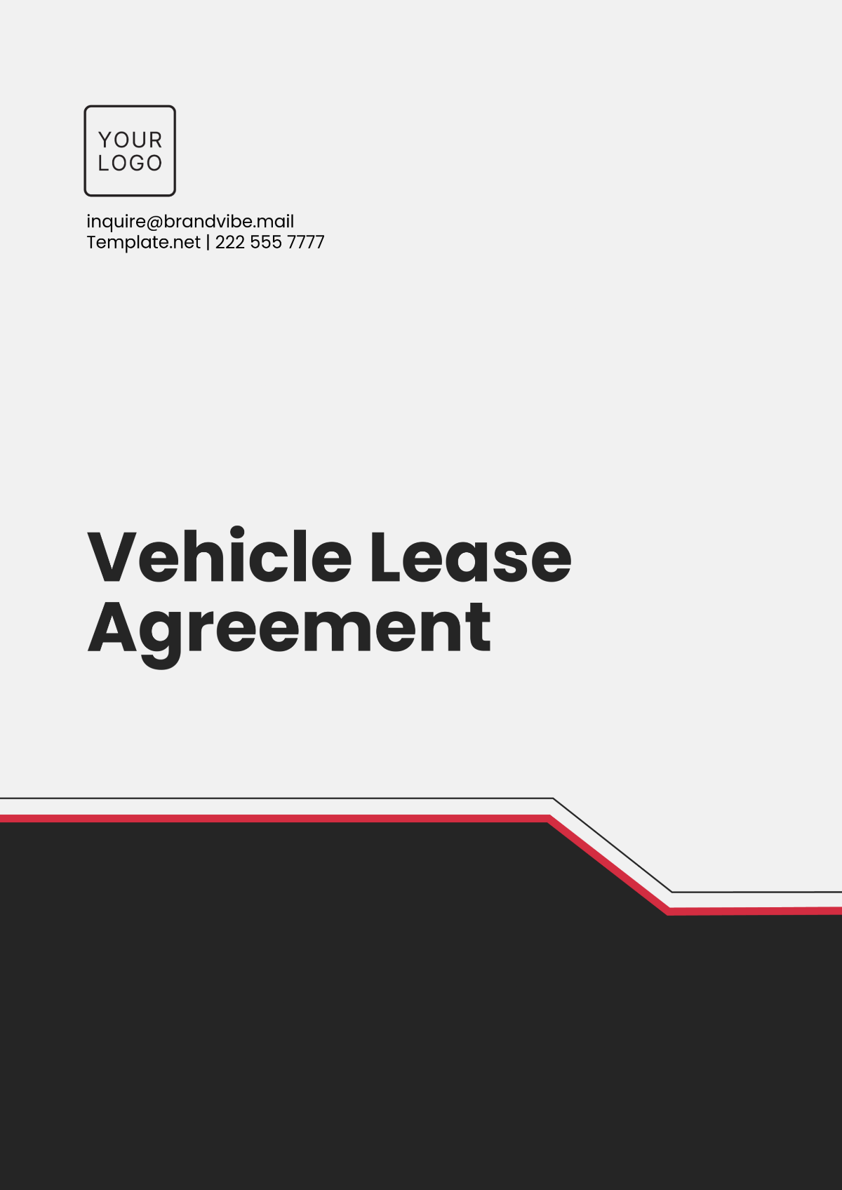 Vehicle Lease Agreement Template - Edit Online & Download