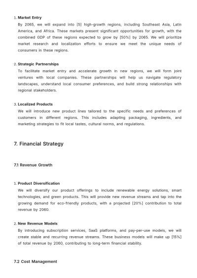 Free CEO Strategy Template to Edit Online