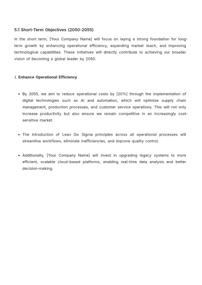 Free CEO Strategy Template to Edit Online