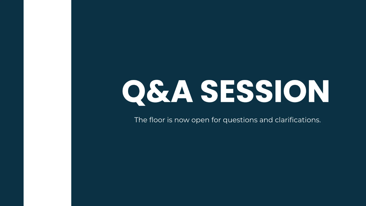 Free Board of Director Presentation Template to Edit Online