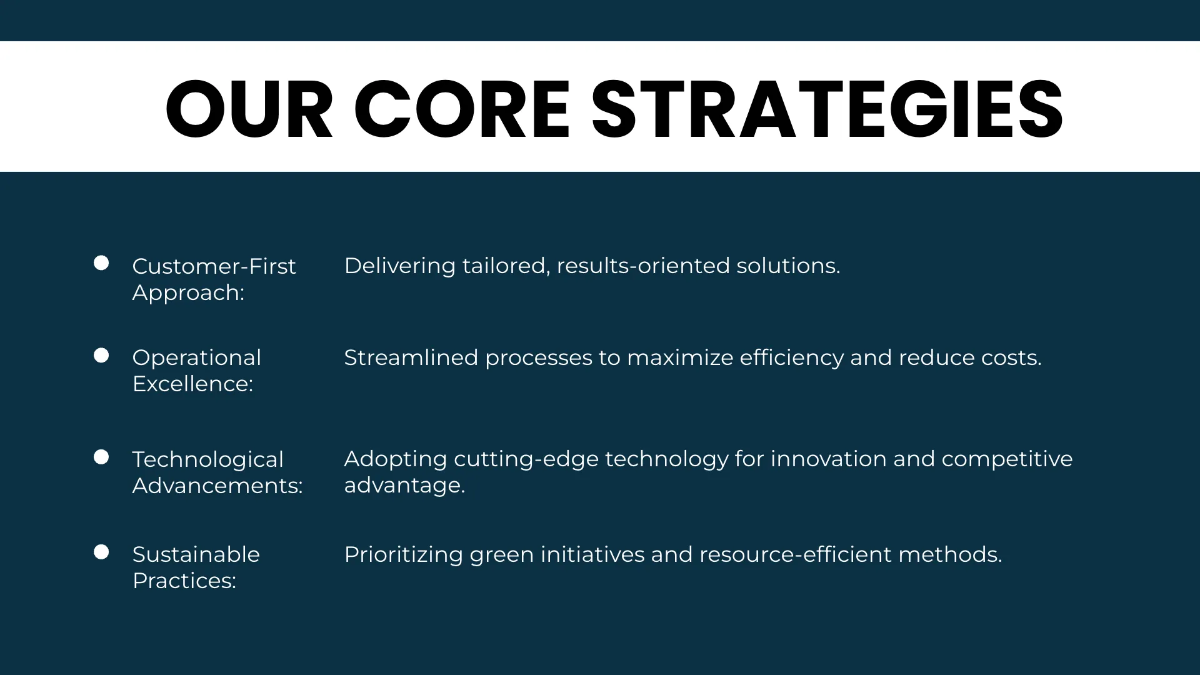 Free Board of Director Presentation Template to Edit Online