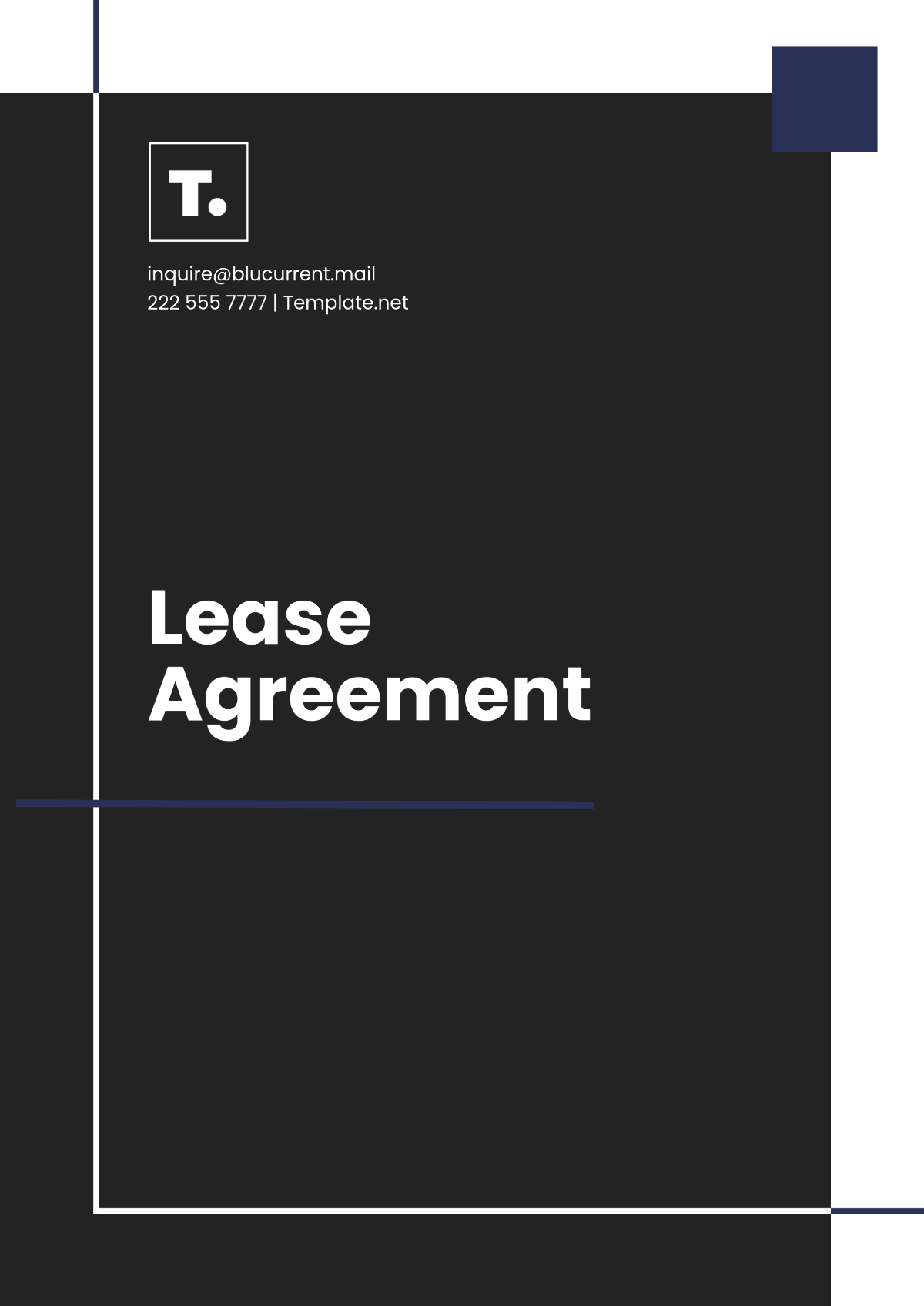 Blank Lease Agreement Template - Edit Online & Download