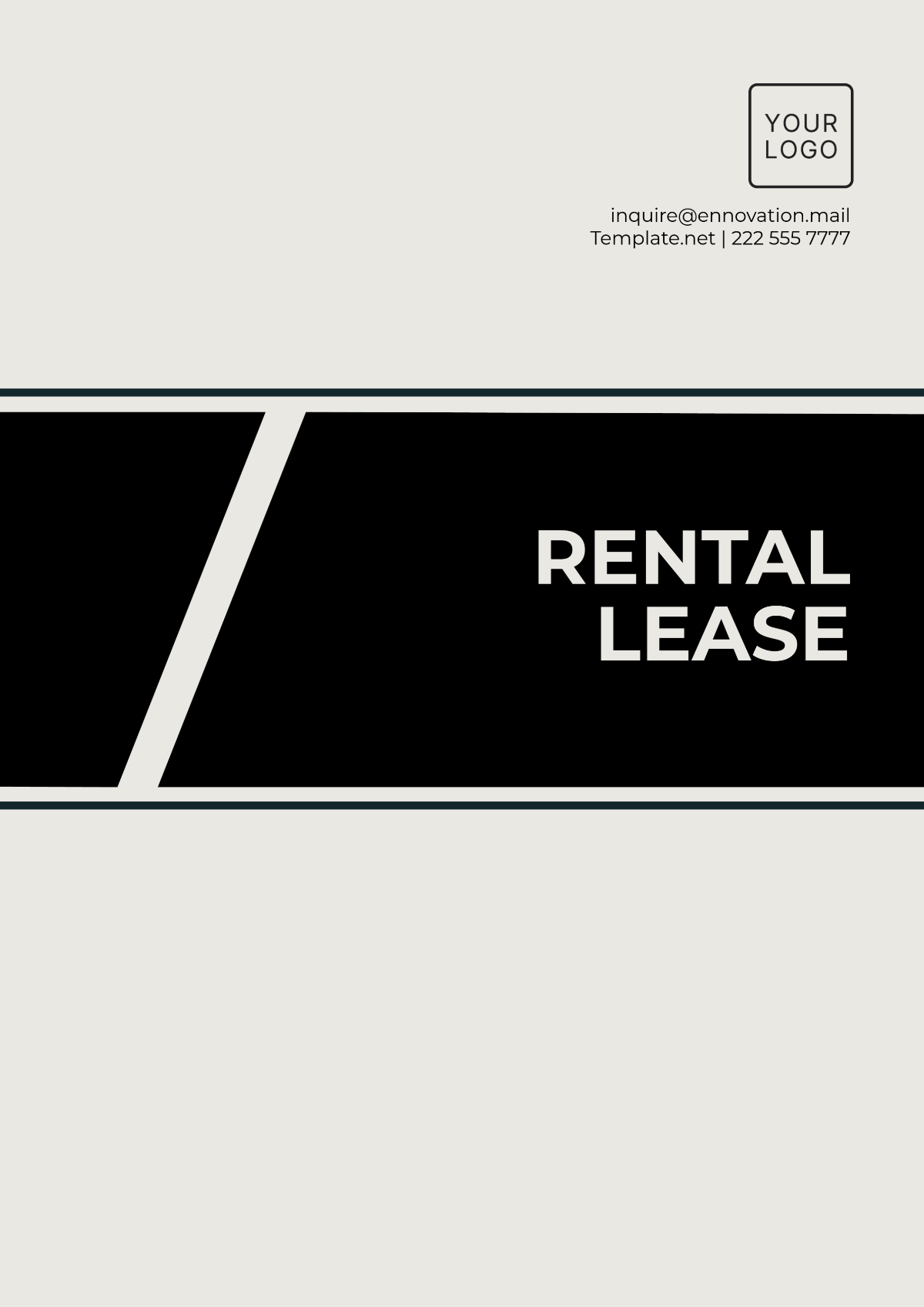 Rental Lease Layout Template - Edit Online & Download