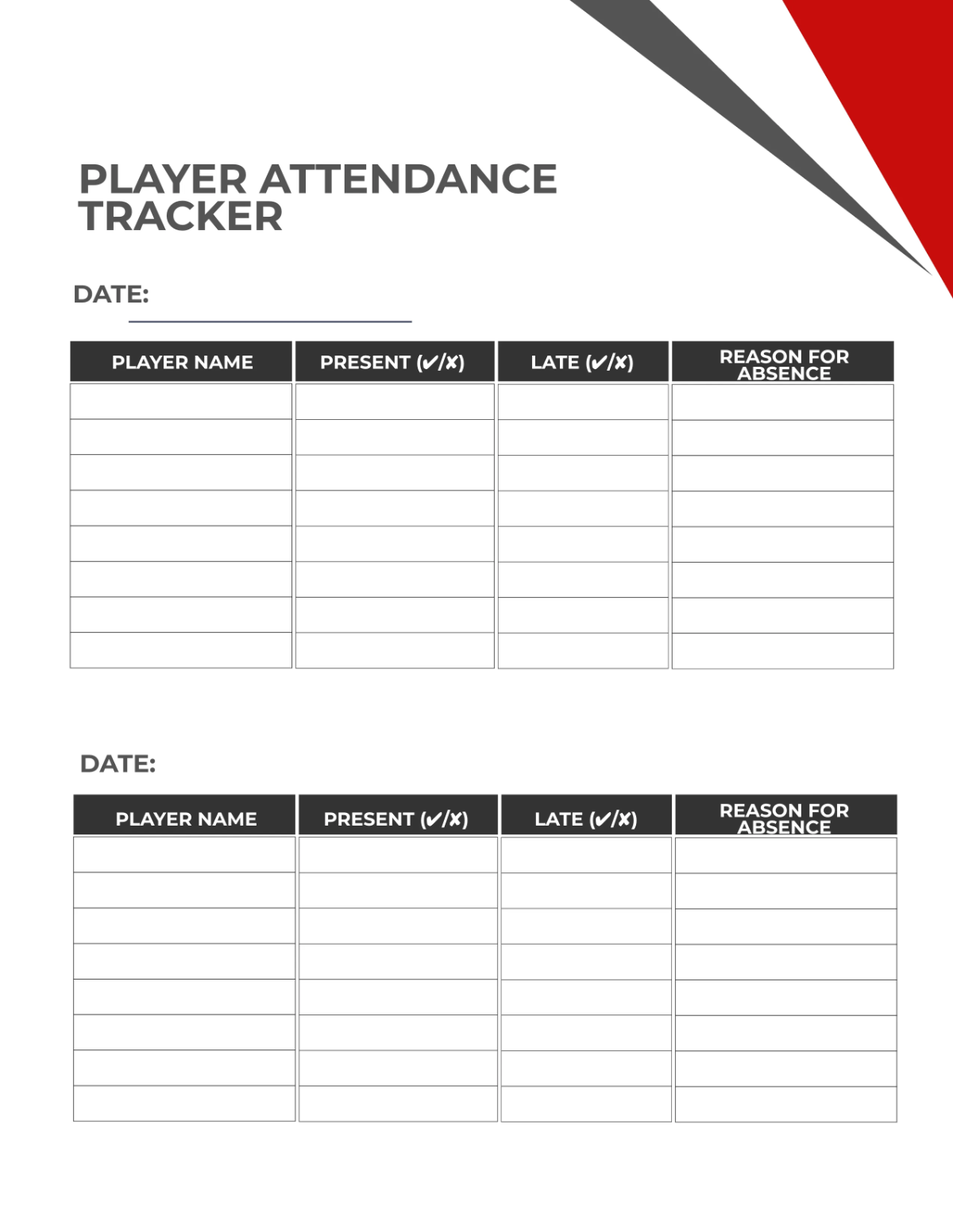 Free Cricket Practice Session Planner Template to Edit Online