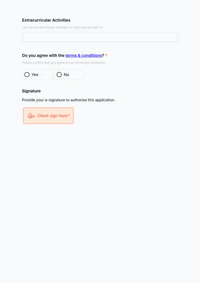 Free College Application Letter Request Layout Template to Edit Online