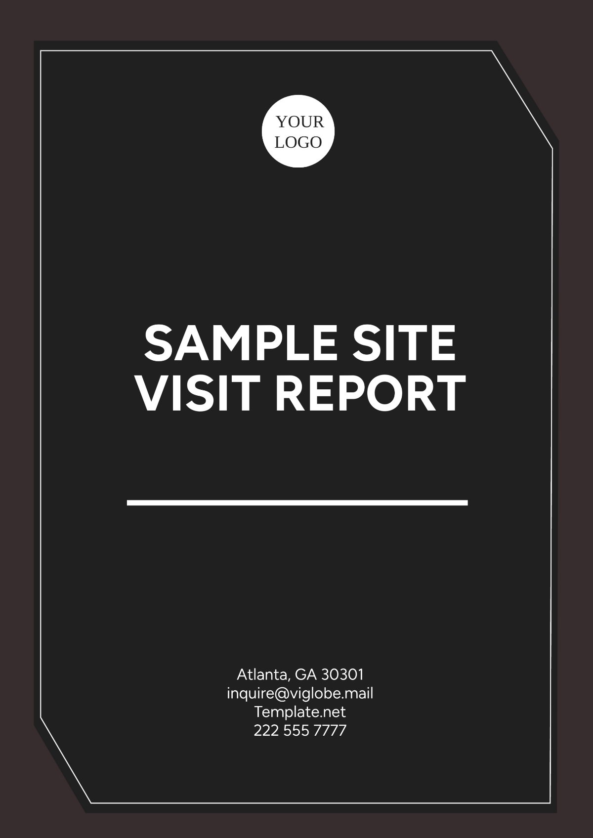 Sample Building Site Visit Report Template - Edit Online & Download