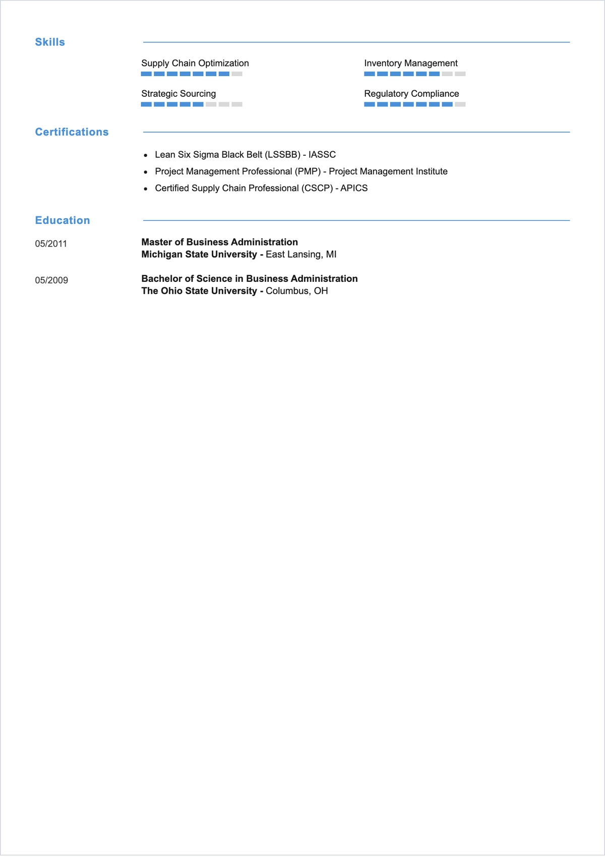 Free CV ATS Framework Template, AI CV Builder