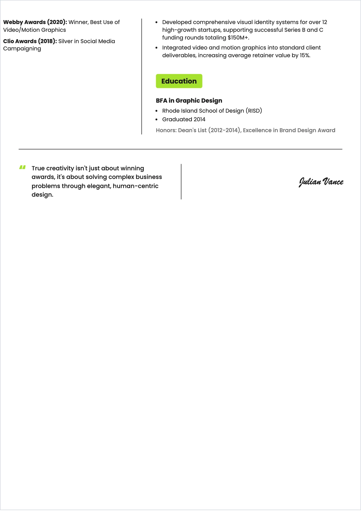 Free Creative Blank ATS Resume Template, AI Resume Builder