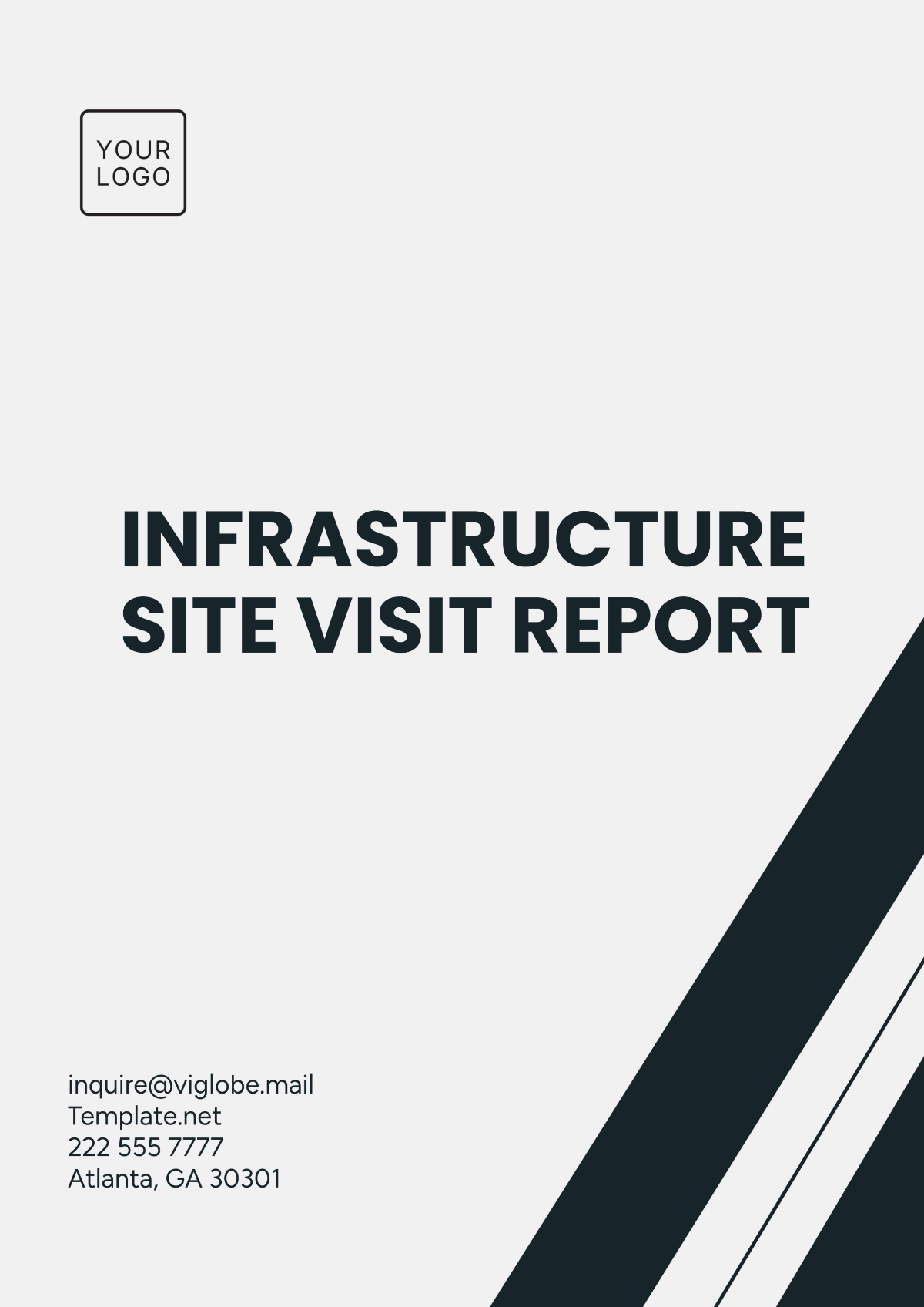 Infrastructure Site Visit Report Template - Edit Online & Download