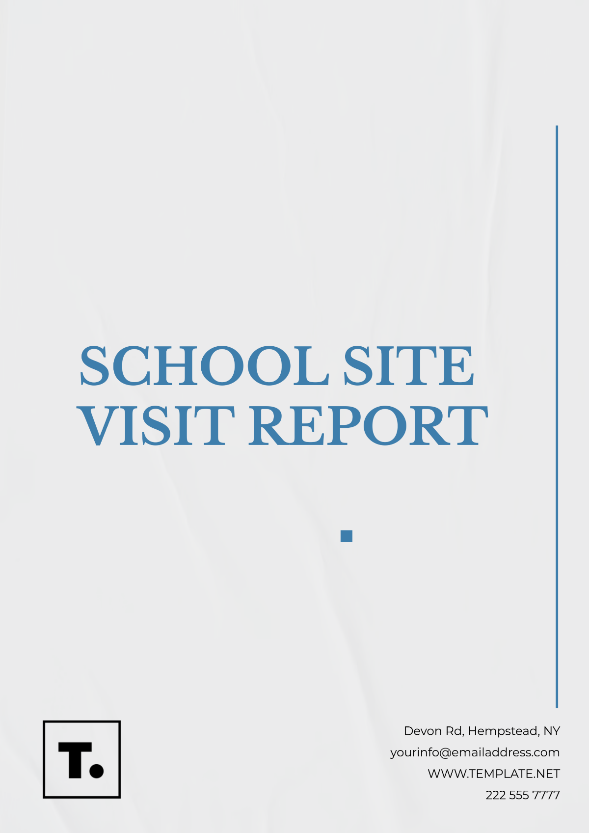 School Site Visit Report Template - Edit Online & Download