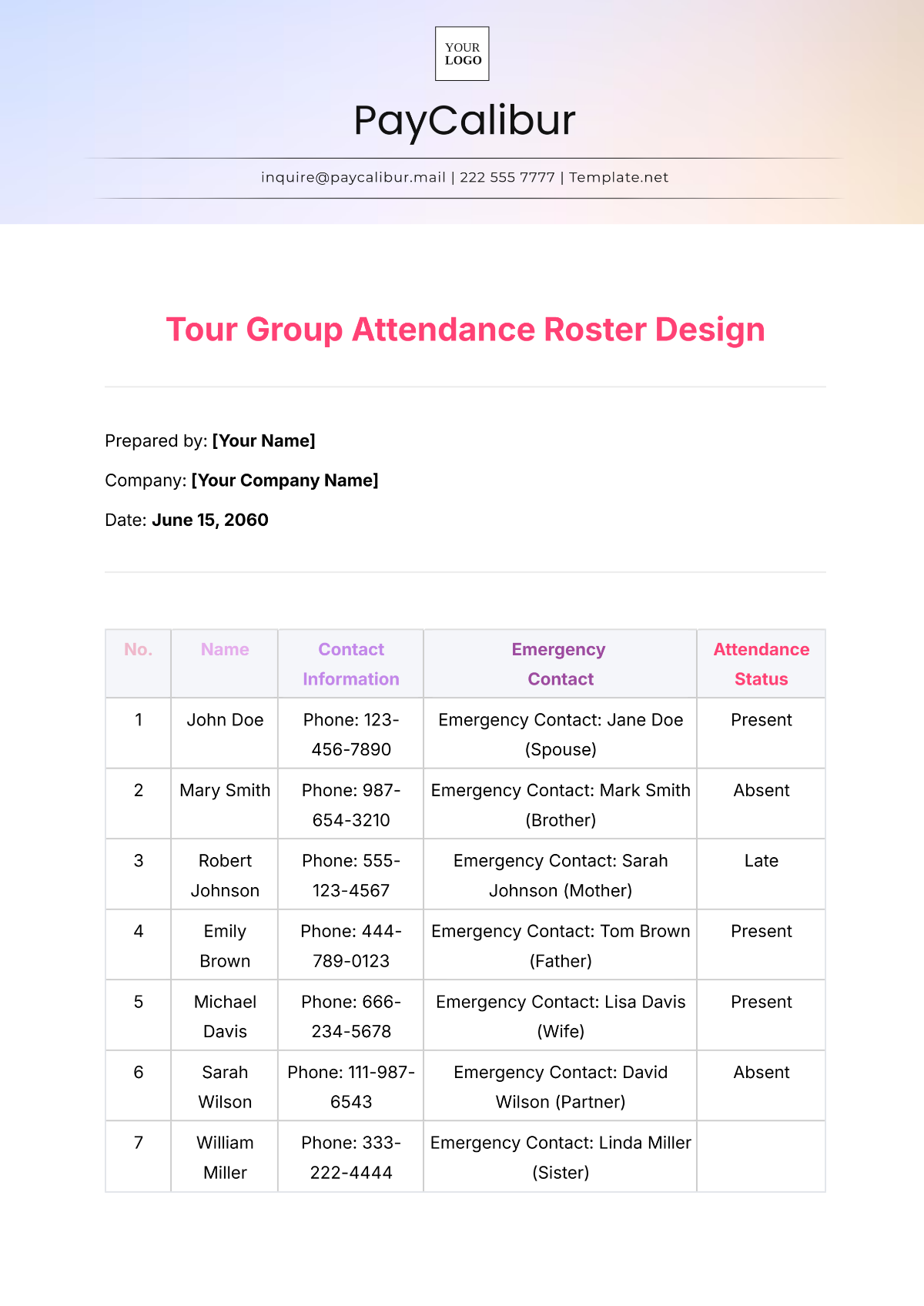 Free Recall Roster Template To Edit Online Free Recall Roster Template To Edit Online