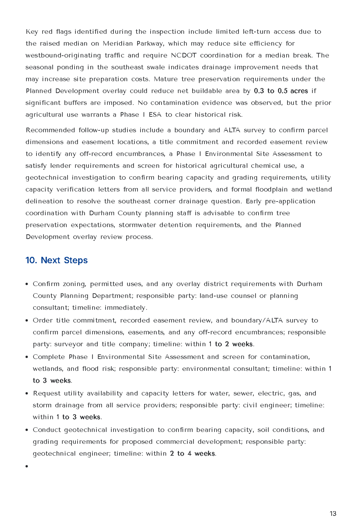 Free Land Development Site Visit Report Template to Edit Online