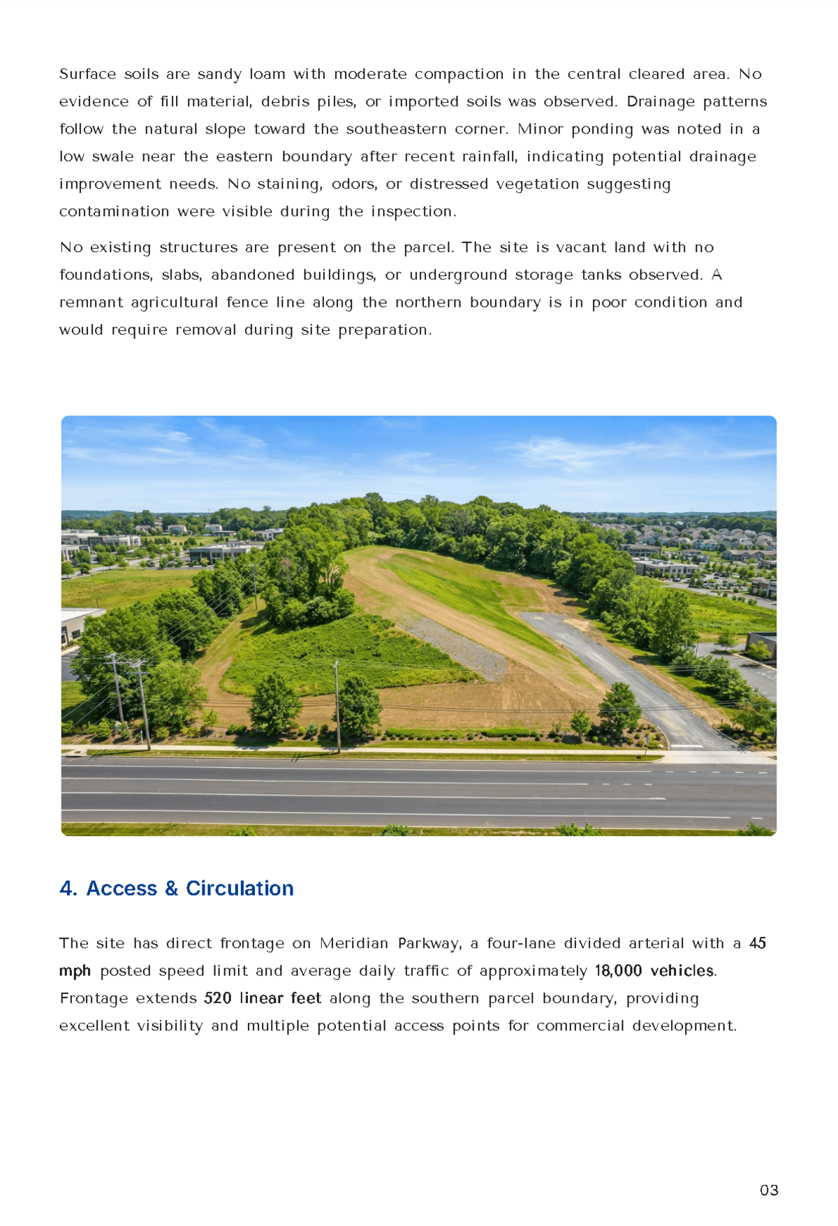 Free Land Development Site Visit Report Template to Edit Online