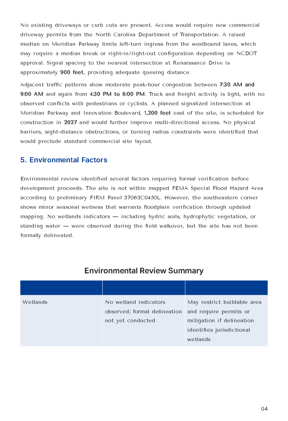 Free Land Development Site Visit Report Template to Edit Online