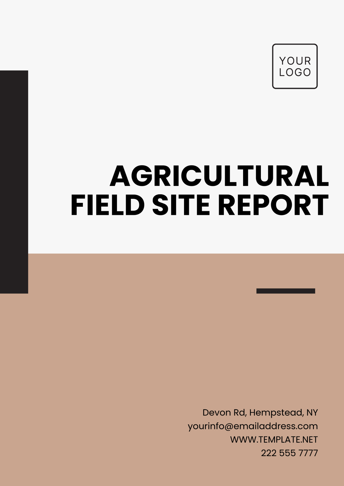 Agricultural Field Site Report Template - Edit Online & Download