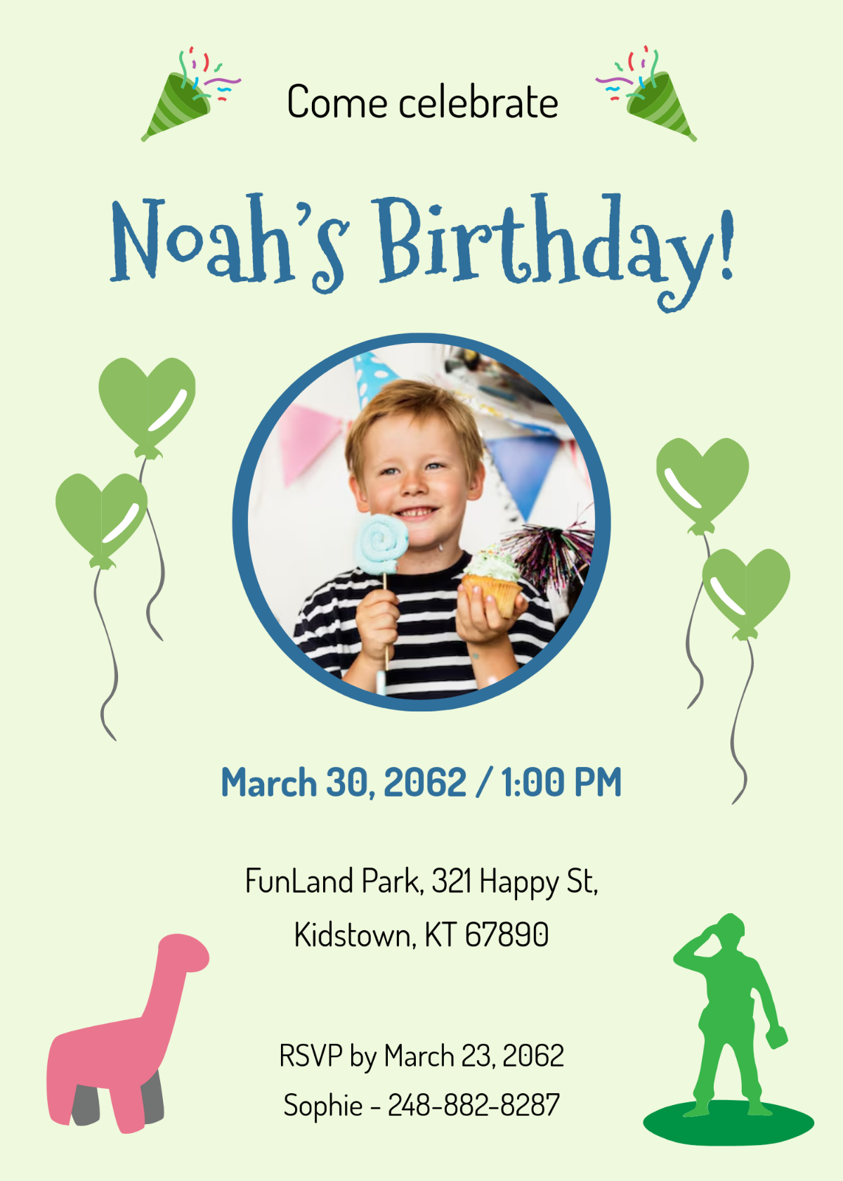 Free Customizable Birthday Invitation Template - Edit Online & Download