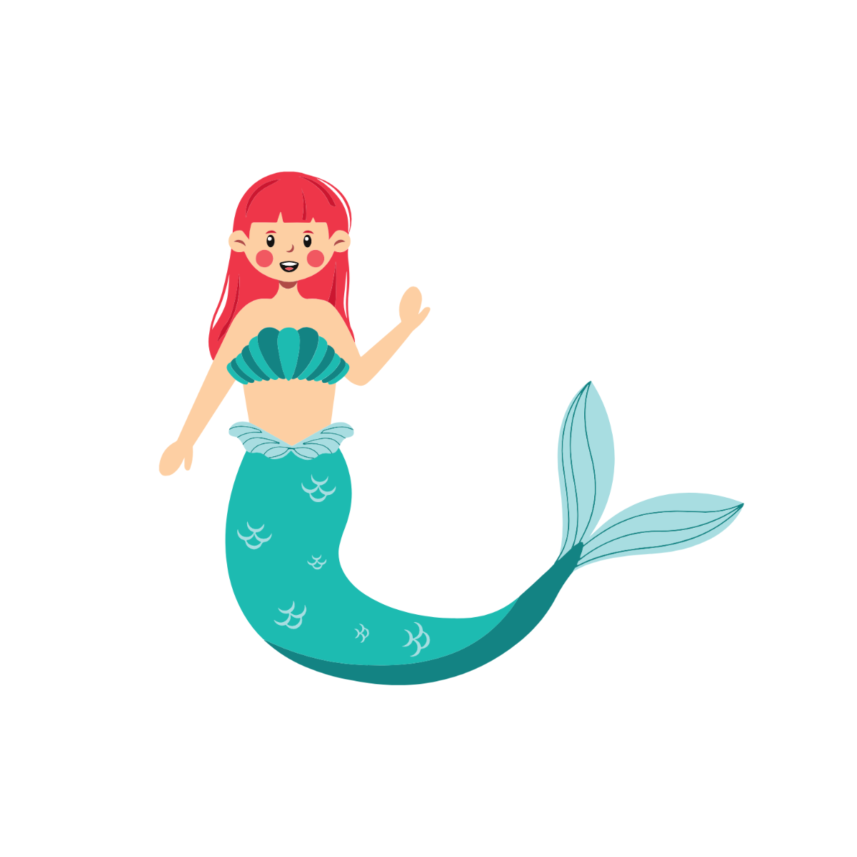 Free Mermaid Clipart Template - Edit Online & Download