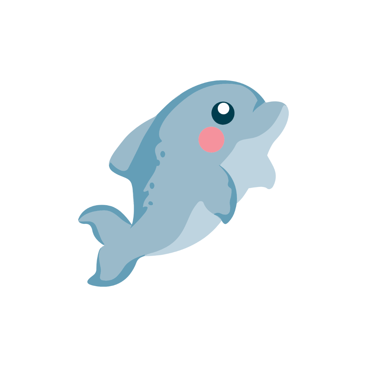 Free Cute Dolphin Clipart Template - Edit Online & Download