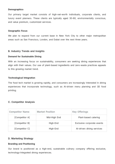Free Chef Business Proposal Template to Edit Online