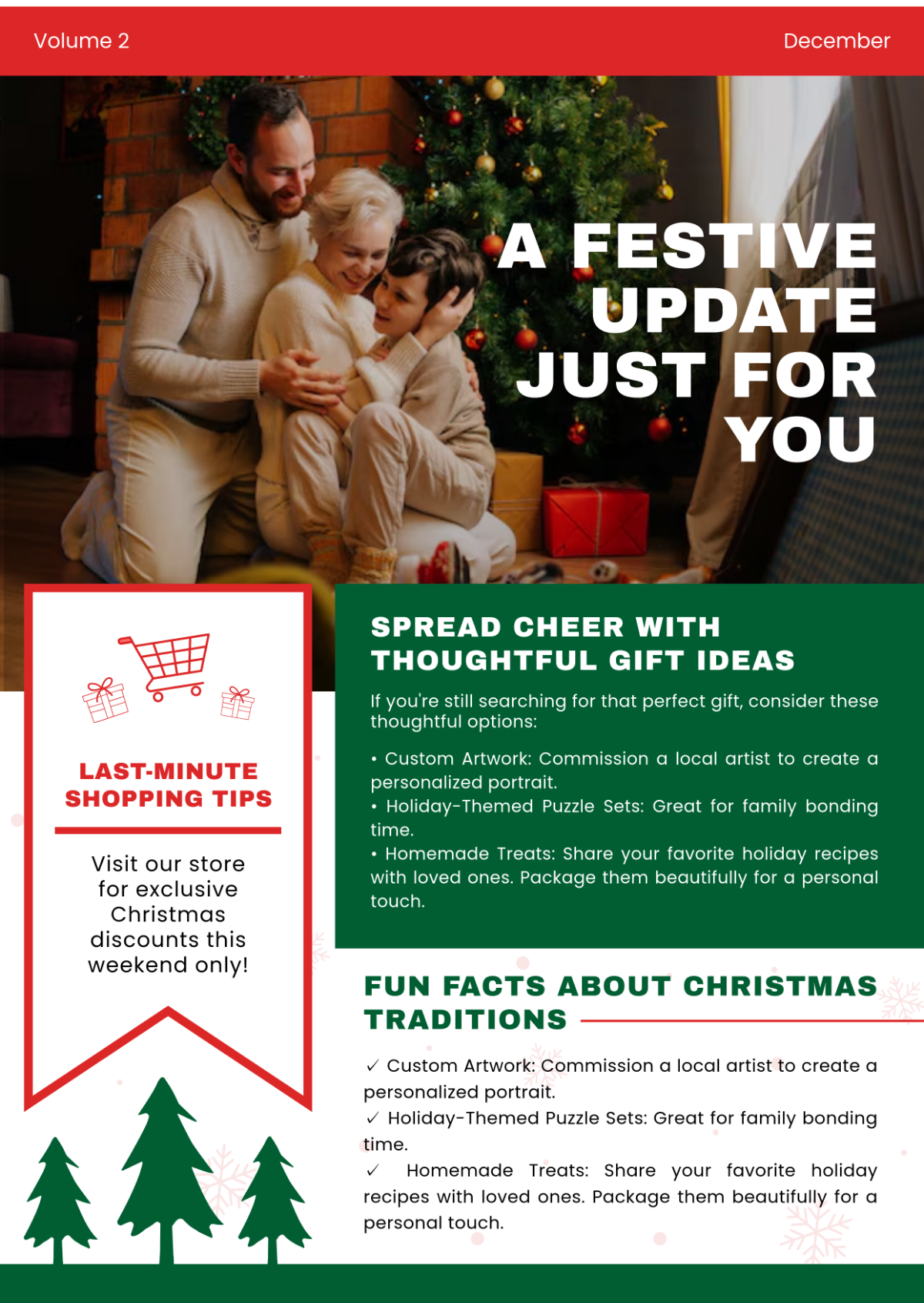 Christmas Email Template - Edit Online & Download