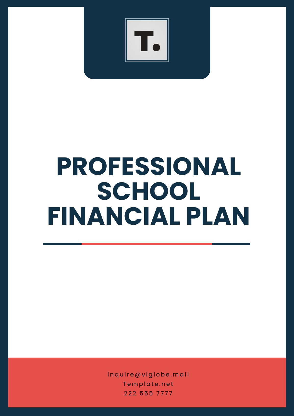 Professional School Financial Plan Template - Edit Online & Download