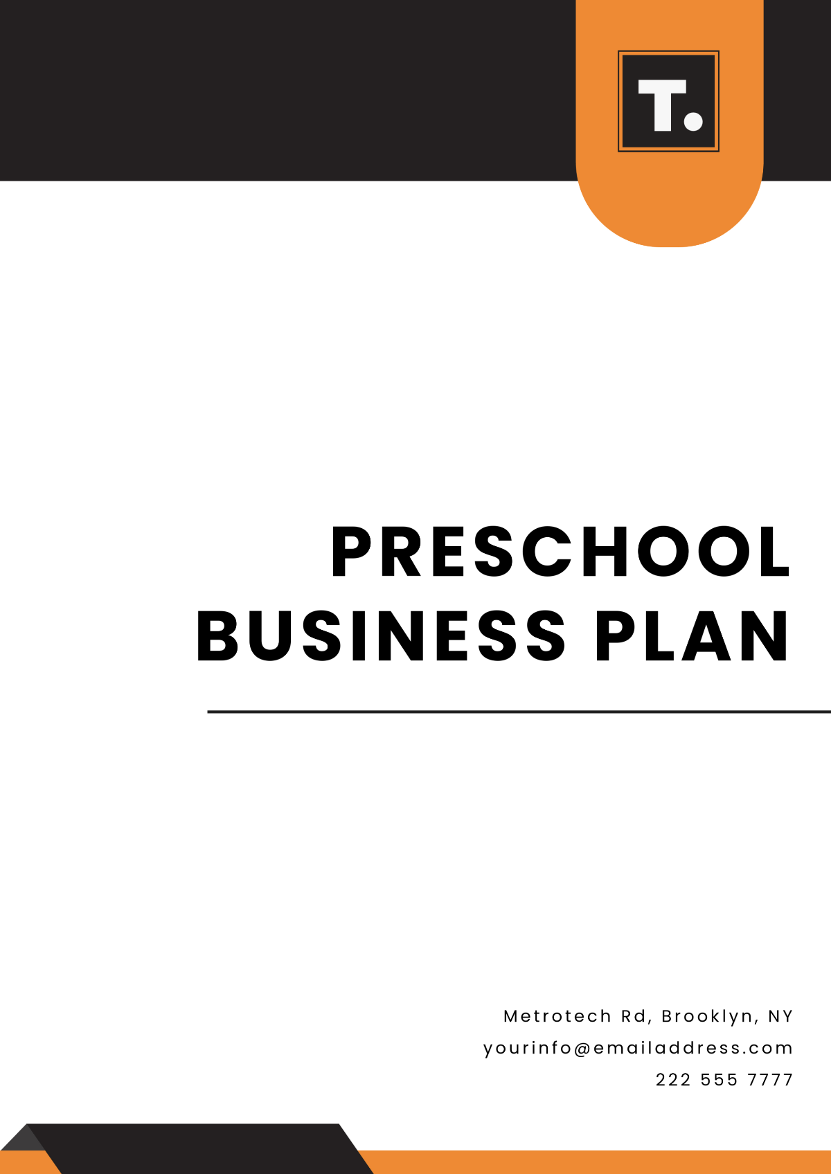 Preschool Business Plan Template - Edit Online & Download